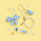 Daisy Embroidered Collar Walk Set