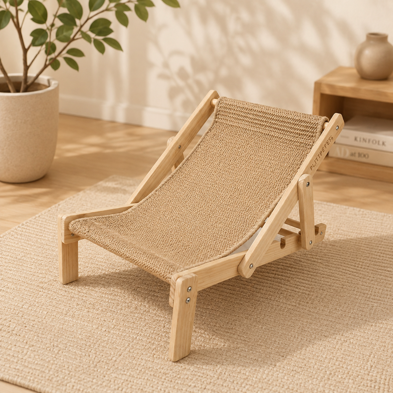 Sisal Lounger – Adjustable Scratcher Bed