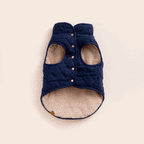 Fawn Sherpa-Lined Reversible Dog Jacket