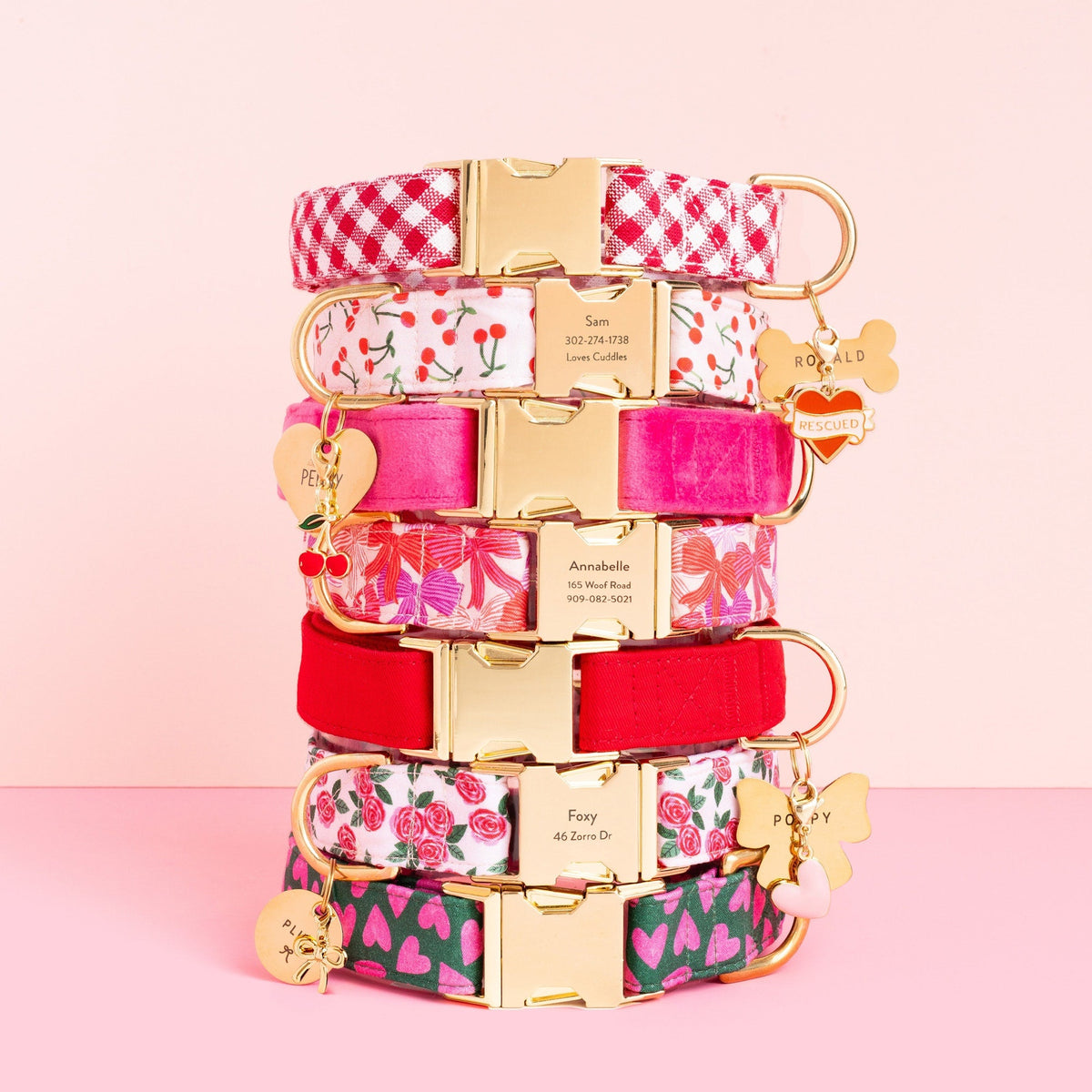 Ruby Dog Collar