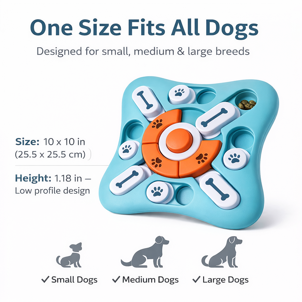 Interactive Dog Puzzle Toy – Mental Stimulation & Slow Feeding Game