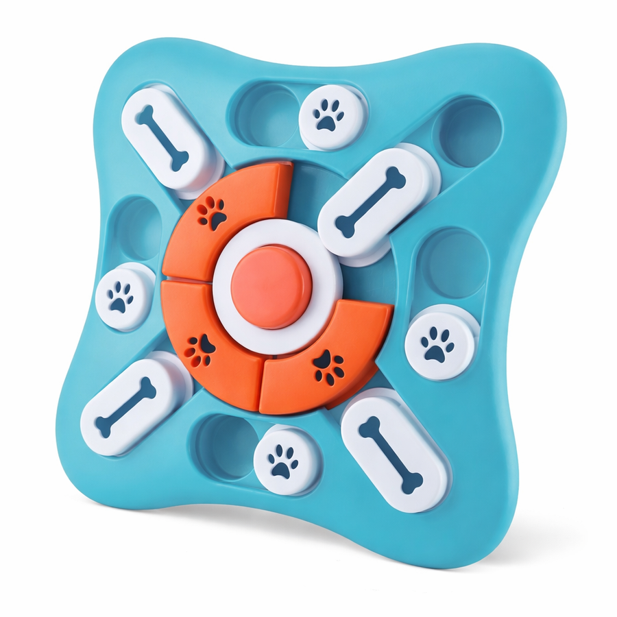 Interactive Dog Puzzle Toy – Mental Stimulation & Slow Feeding Game