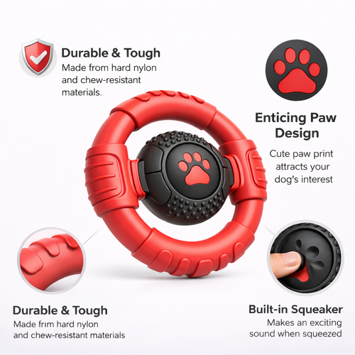 Indestructible Dog Toy for Aggressive Chewers