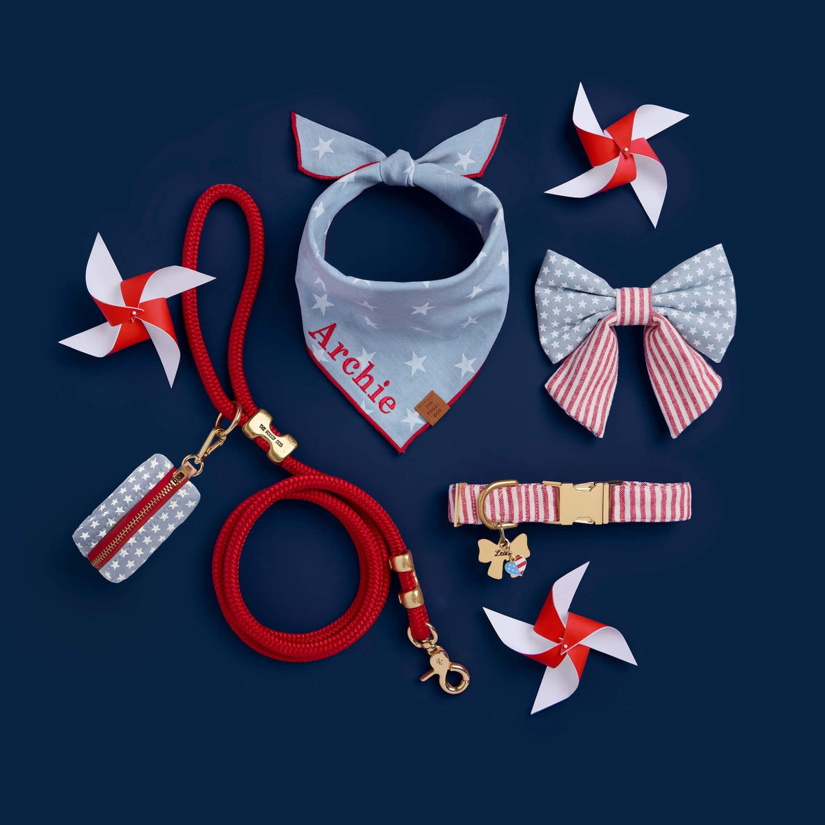Ruby Marine Rope Dog Leash