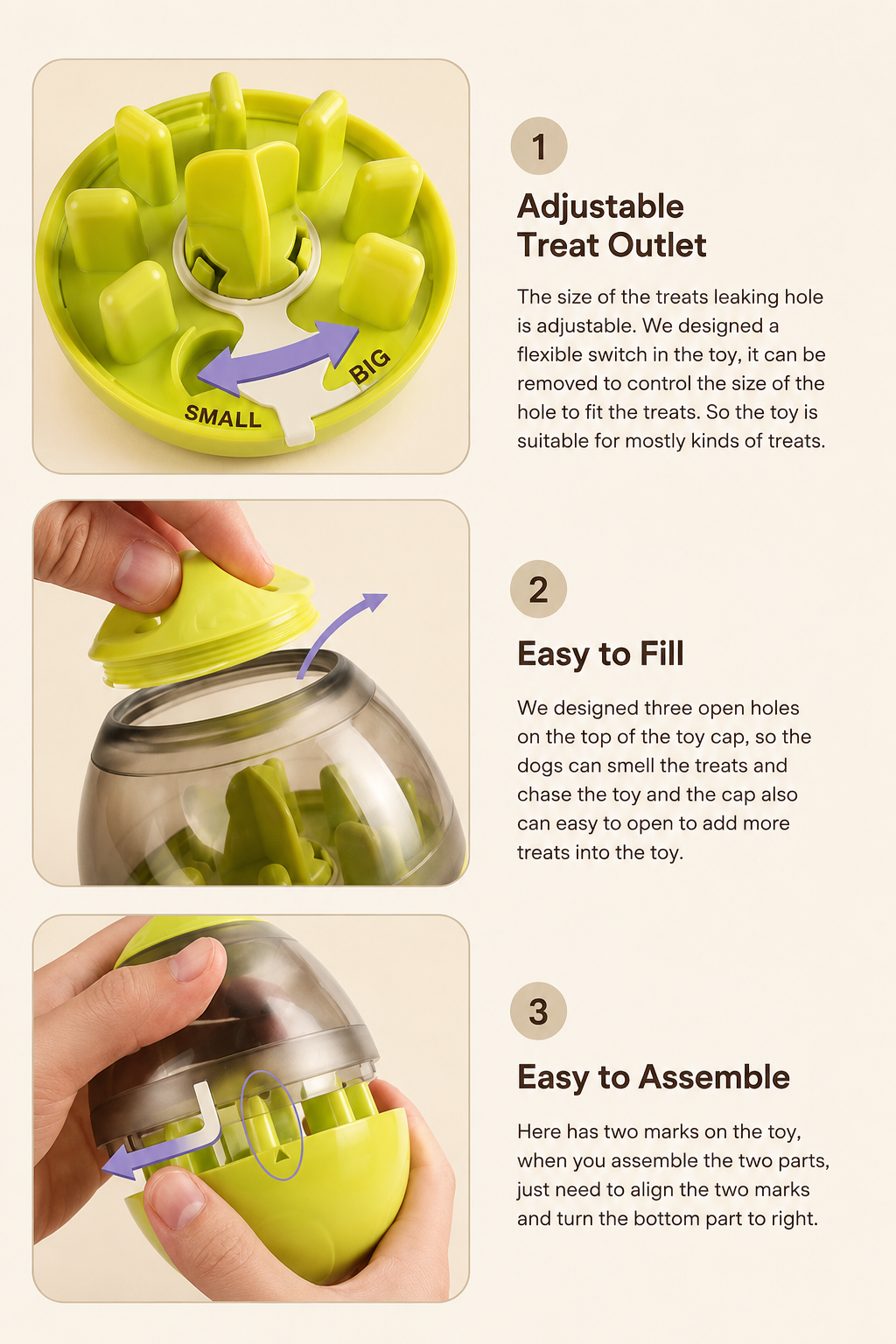 TreatRoll™ Smart Puzzle Feeder