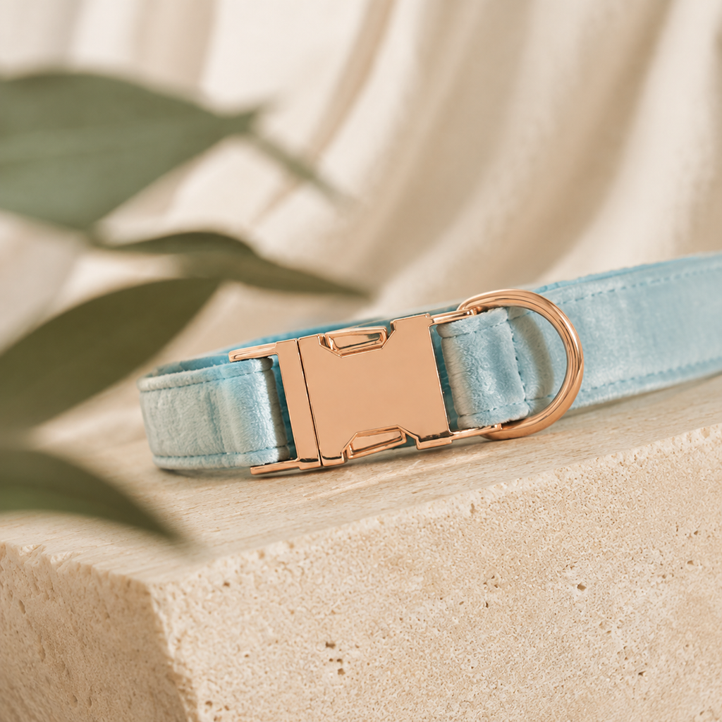 Lua Blue™ Velvet Collar