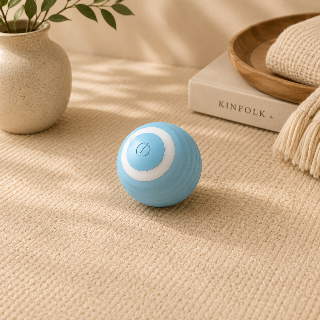 Smart Interactive Dog Ball – Auto Moving & Bouncing Toy