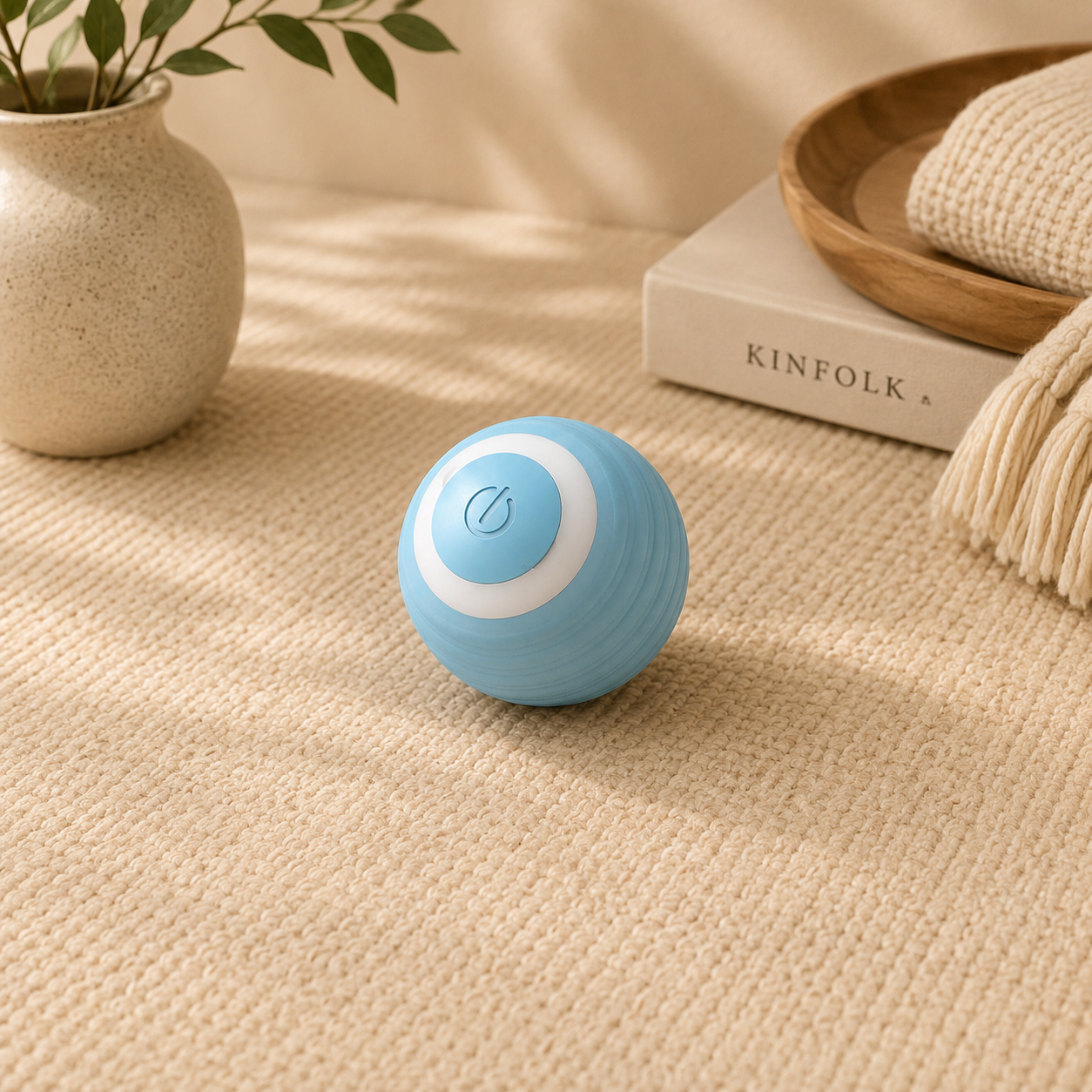 Smart Interactive Dog Ball – Auto Moving & Bouncing Toy