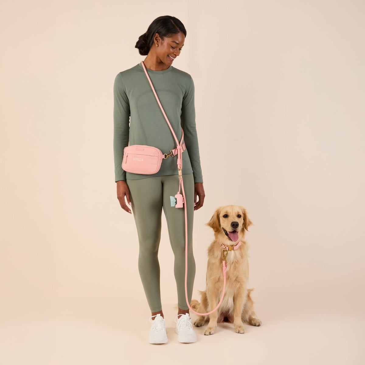 Active Hands-Free Dog Leash, Shell