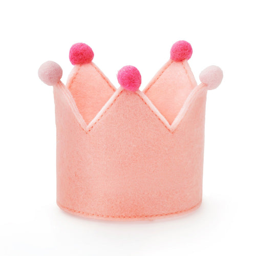 Blush Pink Dog Birthday Crown