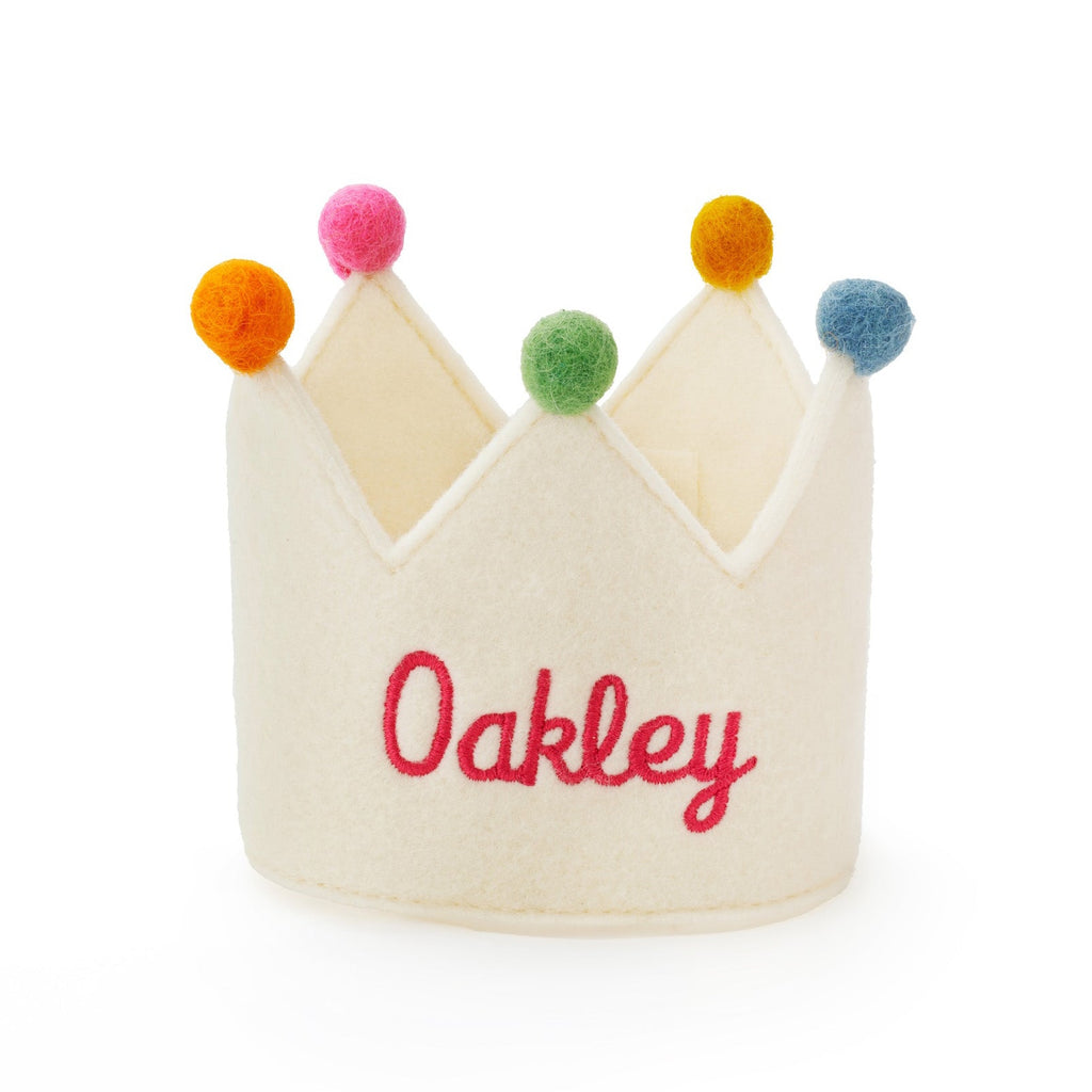 Ivory Dog Birthday Crown