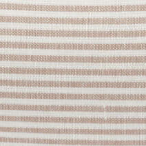 Mushroom Brown Stripe Bolster Dog Bed