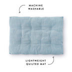 Chambray Blue Dog Travel Mat