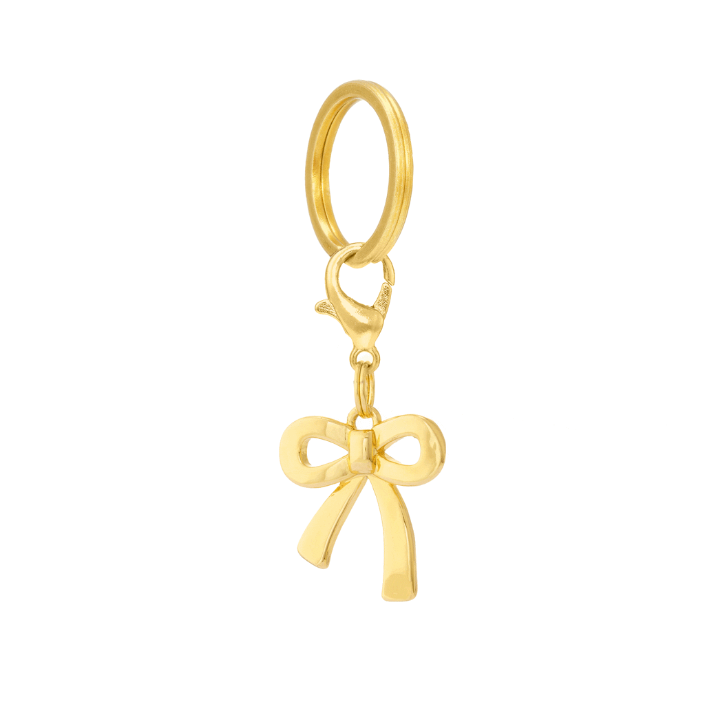 Gold Bow Collar Charm