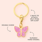Butterfly Garden Collar Charm Set