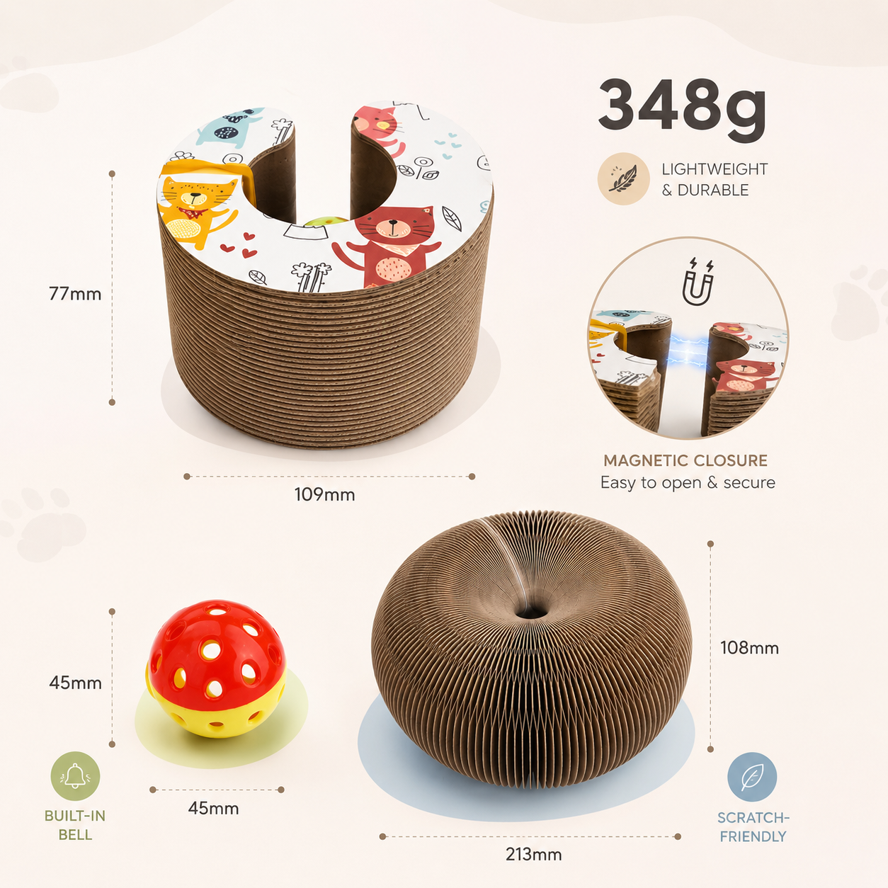 FlexiPaw™ – Interactive Cat Scratcher