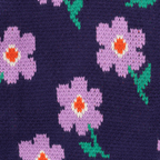 Purple Posies Dog Sweater