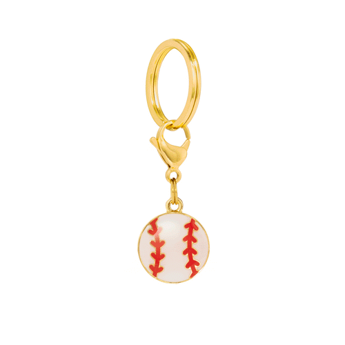 Baseball Collar Charm
