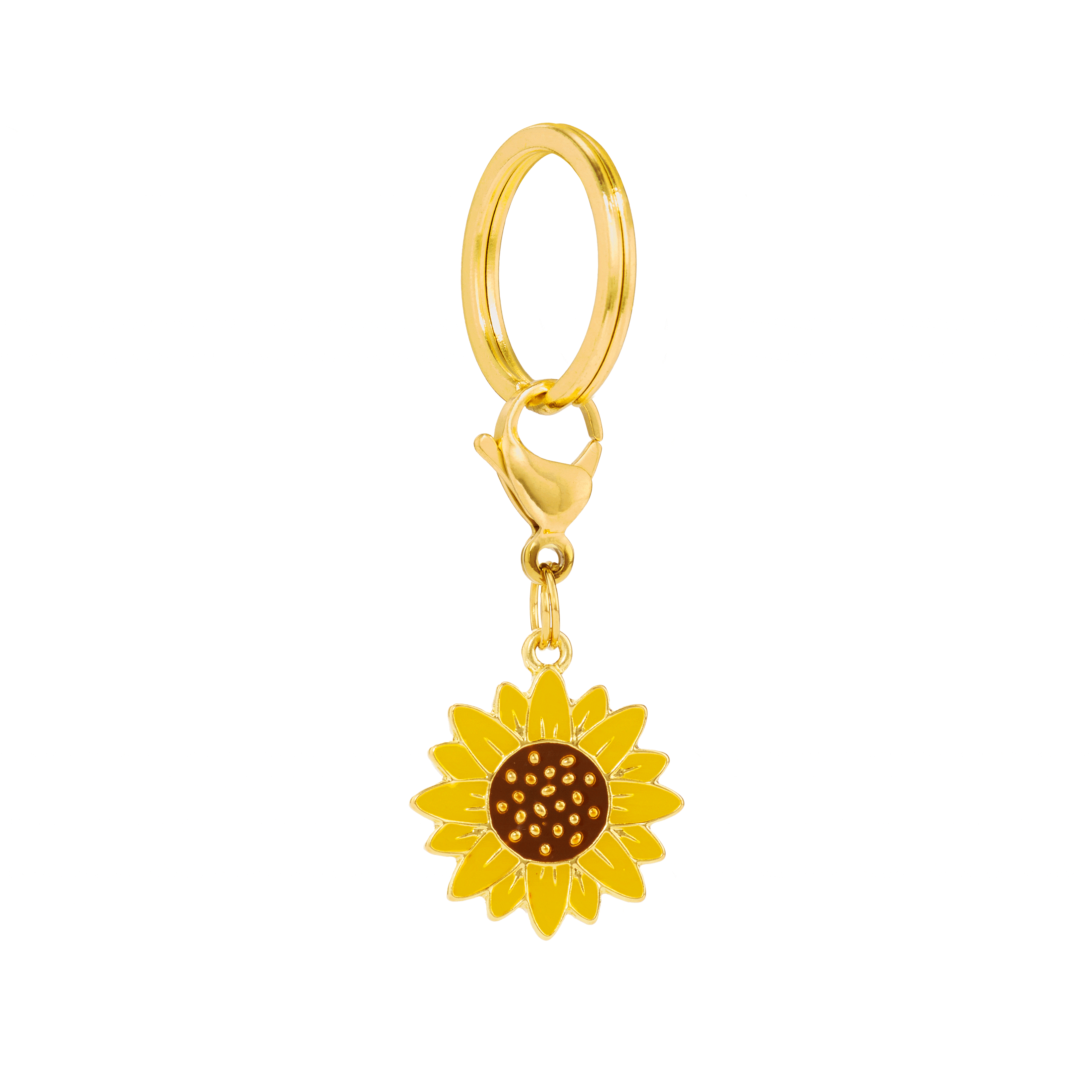 Sunflower Collar Charm
