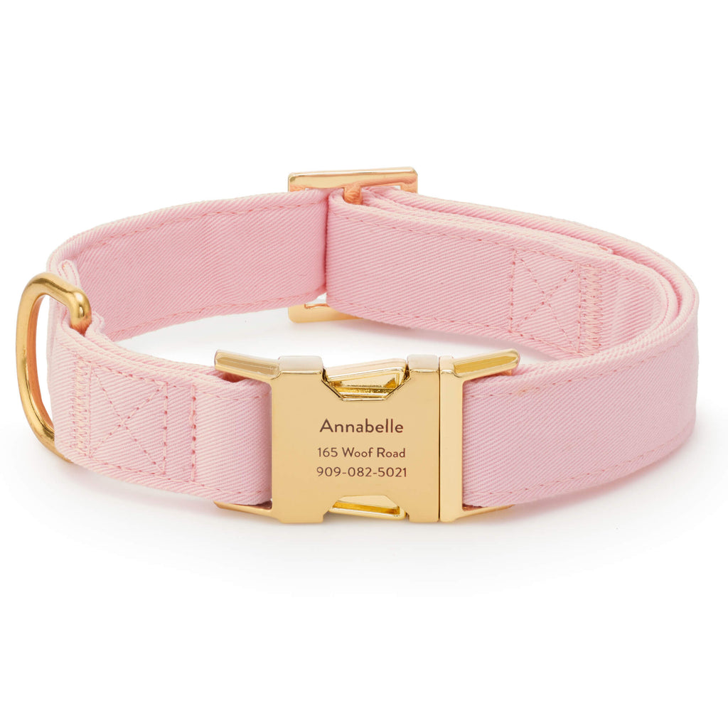 Blush Pink Dog Collar