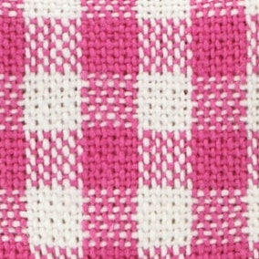 Hot Pink Gingham Dog Bandana
