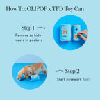 OLIPOP x TFD Classic Root Beer Interactive Snuffle Dog Toy