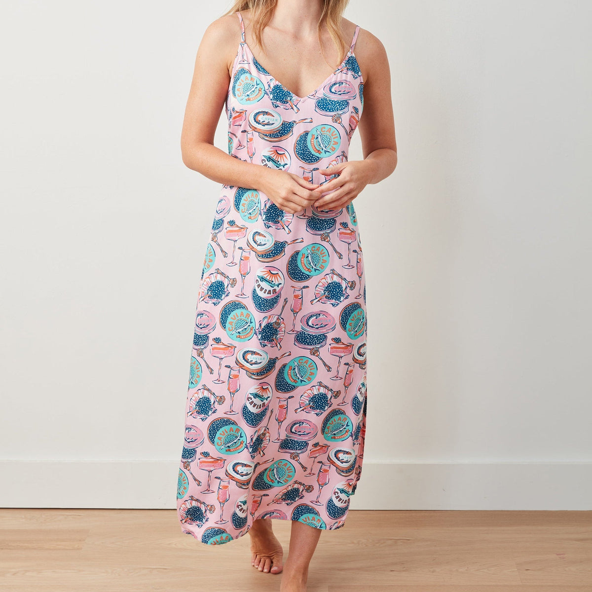 Printfresh Champagne & Caviar Sleep Nightie
