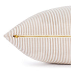 Mushroom Brown Stripe Dog Bed