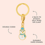 Snowman Collar Charm
