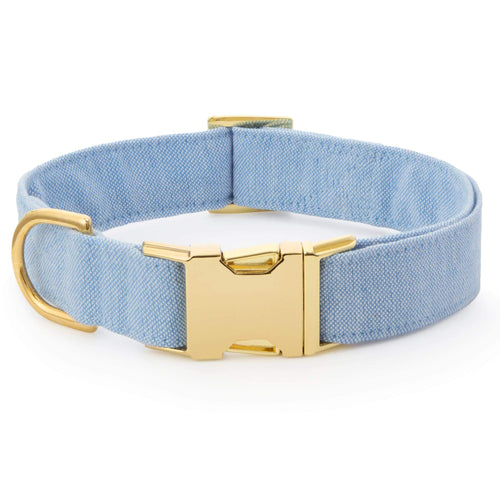 Blue Chambray Collar Walk Set