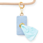 Blue Chambray Canvas Waste Bag Holder