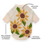 Sunflower Dog Sweater
