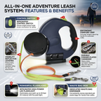 Duo Walk™ Retractable Leash 3M
