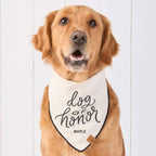 Dog of Honor Embroidered Dog Bandana