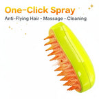 Cat Dog Steamy Brush Steam Brush Electric Sprayer for Massage Pet Grooming Tool Shedding 3 in 1 Electric Sprays Massage Combs