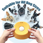 Lick and Roll Bowl for Dogs – No-Mess Slow Feeder for Bone Broth, Yogurt & Supplements | Lick and Roll Bowl with Anti-Spill Rolling Ball | for Senior Dogs, New Puppies & Post-Op Nutrition