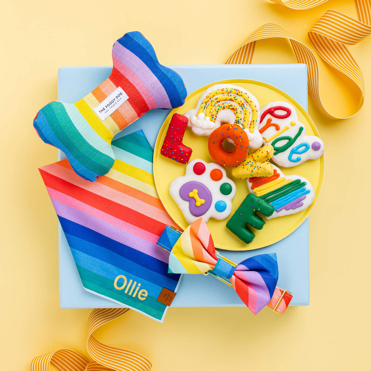 Over the Rainbow Dog Collar