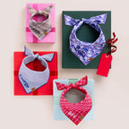 Lake Blue Stripe Dog Bandana