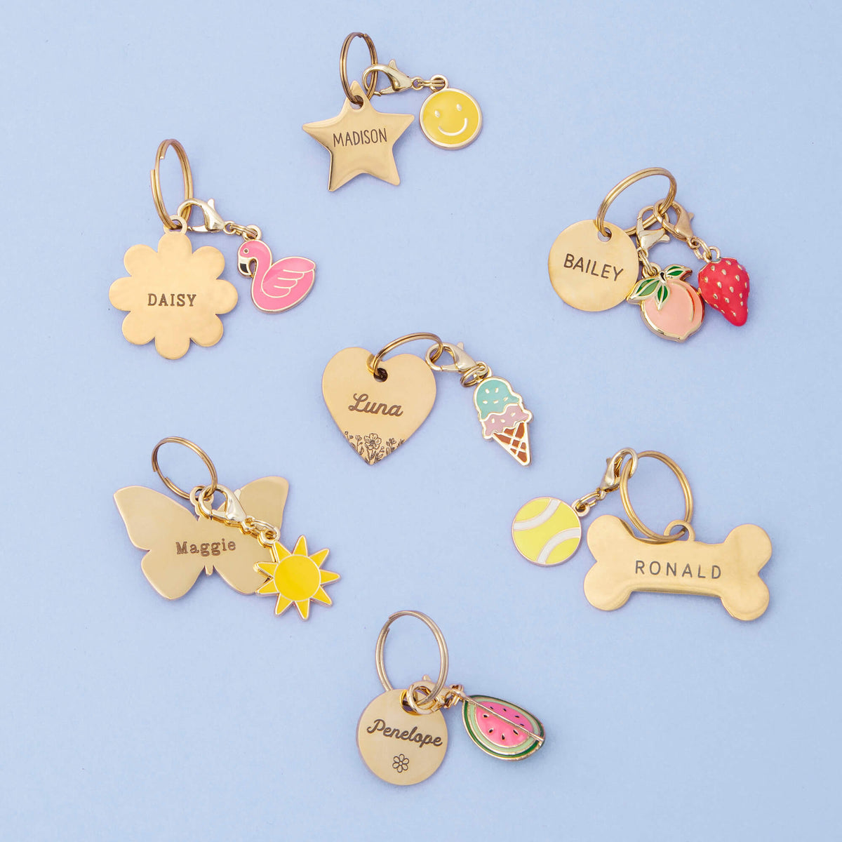 Tennis Ball Collar Charm