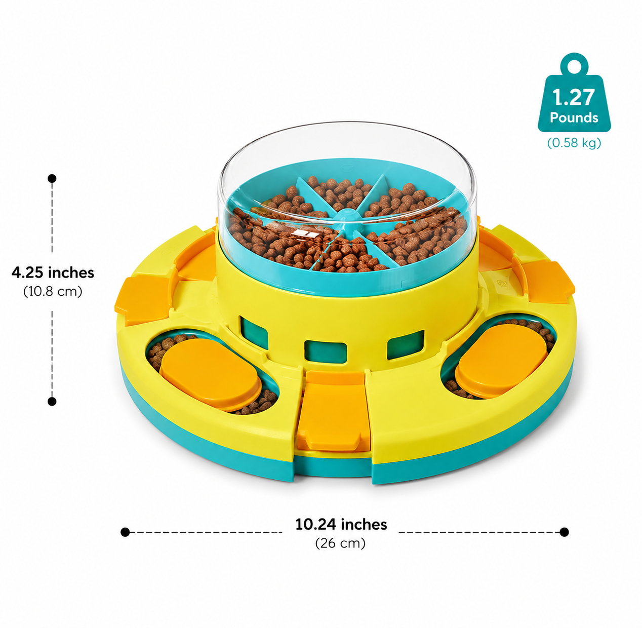 Interactive Dog Puzzle Treat Dispenser