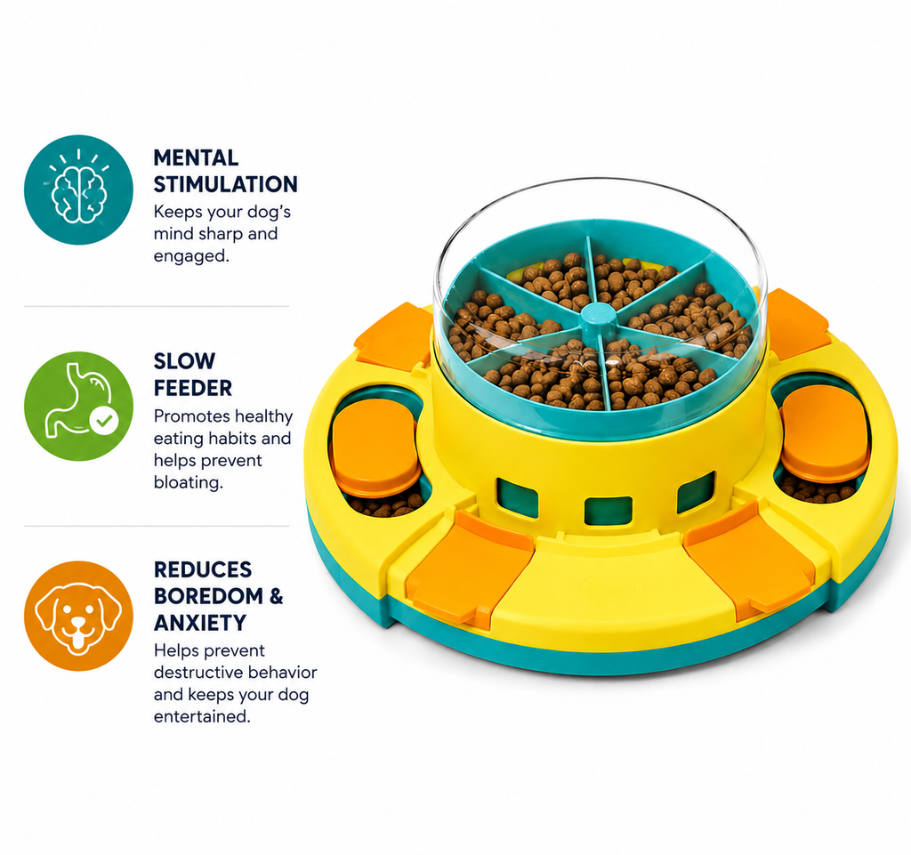 Interactive Dog Puzzle Treat Dispenser